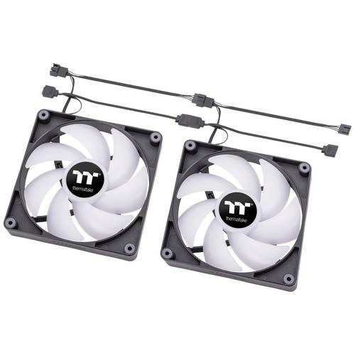 Thermaltake CL-F150-PL14SW-A PC-Gehäuse-Lüfter Schwarz, Transparent, RGB (B x H x T) 140 x 140 x 25 mm