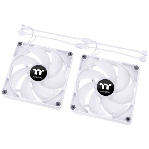 Thermaltake CL-F154-PL14SW-A PC-Gehäuse-Lüfter Weiß, Transparent, RGB (B x H x T) 140 x 140 x 25 mm