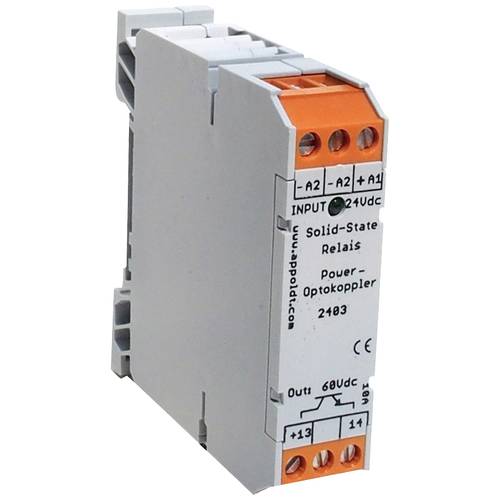 Appoldt POK 100V/10A Halbleiterrelais Nennspannung: 24 V/DC Schaltstrom (max.): 10 A 1 St.