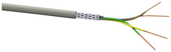 VOKA Kabelwerk LiYCY Steuerleitung Kieselgrau (RAL 7032) LIYCY2X2X075 100 m