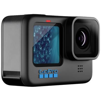 GoPro HERO11 Black Action Cam 5.3K, 4K, 2.7K, Wasserfest, Stoßfest, Zeitraffer, WLAN, Bildstabilisierung, Touch-Screen