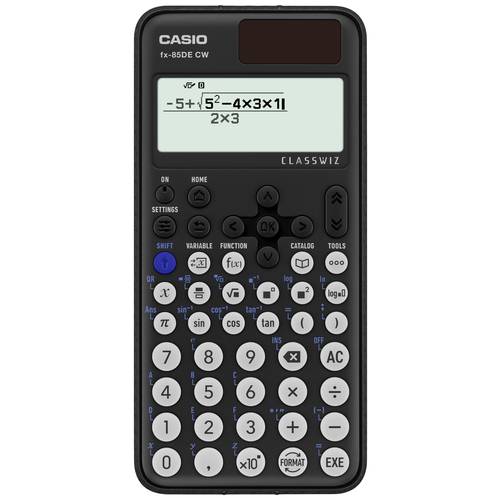 Thumbnail - Casio FX-85DE CW Technisch wissenschaftlicher Rechner Schwarz Display (Stellen): 10 batteriebetrieben, solarbetrieben (B...