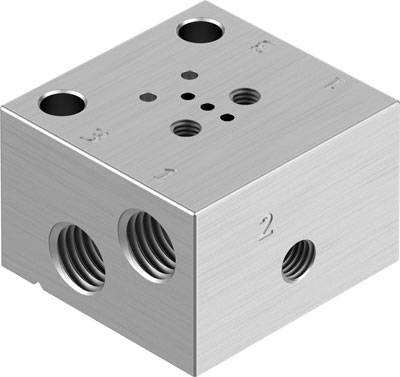 FESTO Anschlussblock 8122793 VABS-C12-6-B-M3 -1 bis 7 bar Außengewinde M3 1 St.