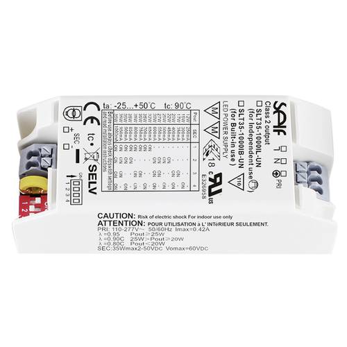 Thumbnail - Self Electronics SLT35-1000IB-UN LED-Treiber Konstantstrom 60 W 250 - 1000 mA 2 - 50 V/DC nicht dimmbar, Möbelzulassung,...