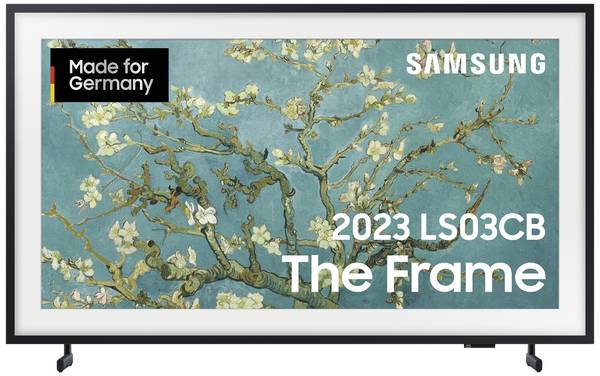 Samsung GQ32LS03CBUXZG QLED-TV 80 cm 32 Zoll EEK F (A - G) CI+, DVB-C, DVB-S2, DVB-T2 HD, QLED, Smart TV, UHD, WLAN Schwarz