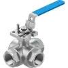 FESTO VZBE-1-T-63-F-3L-F05-M-V15V15 8096947 Kugelhahn 1 St.