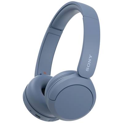 Kabellose blaue Kopfhörer mit schwenkbaren Ohrmuscheln und gepolstertem Bügel für komfortables Hören unterwegs.