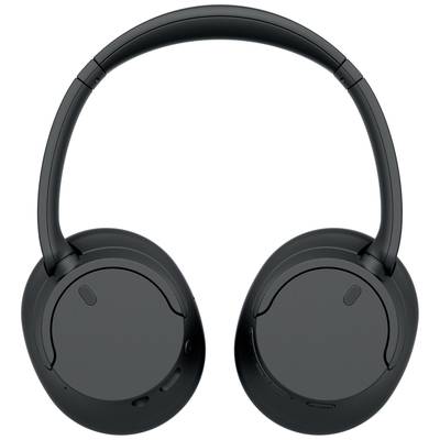 Schwarze Over-Ear-Kopfhörer mit minimalistischem Design, weichen Ohrpolstern und verstellbarem Bügel. Ideal für Musikgenuss.