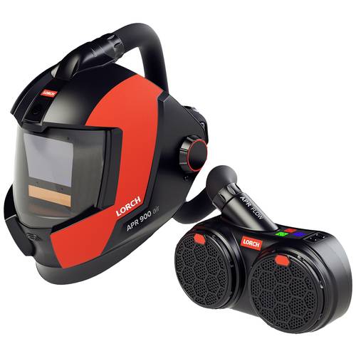 Lorch APR Flow + APR 900 air 553.3201.1 Schweißerschutzhelm EN 175, EN 12941 Schwarz, Rot