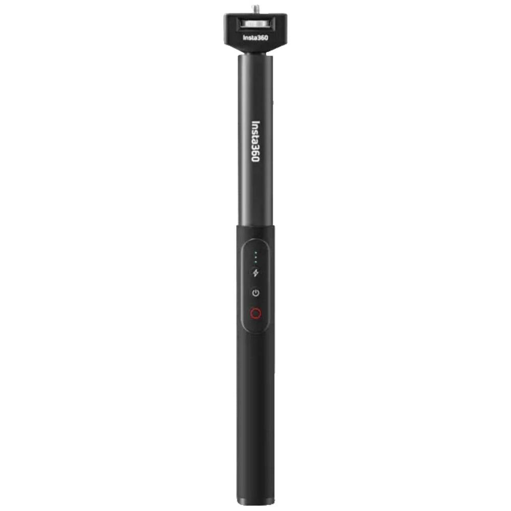 Insta360 CINSPHD/F Selfiestick 1/4 inch Zwart Voor Insta360 X3, Geïntegreerde accu, 3D-panhead, Bluetooth