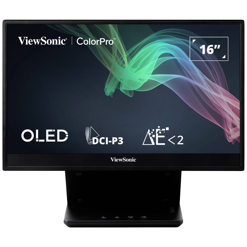 Viewsonic VP16-OLED LED-monitor Energielabel B (A - G) 40.6 cm (16 inch) 1920 x 1080 Pixel 16:9 1 ms Micro-HDMI, USB-C OLED