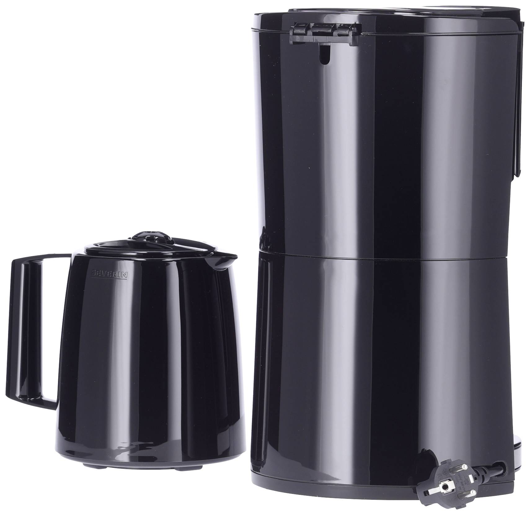 Severin KA 9308 Kaffeemaschine Edelstahl (gebürstet), Schwarz Fassungsvermögen Tassen=8 Isolierkanne-5