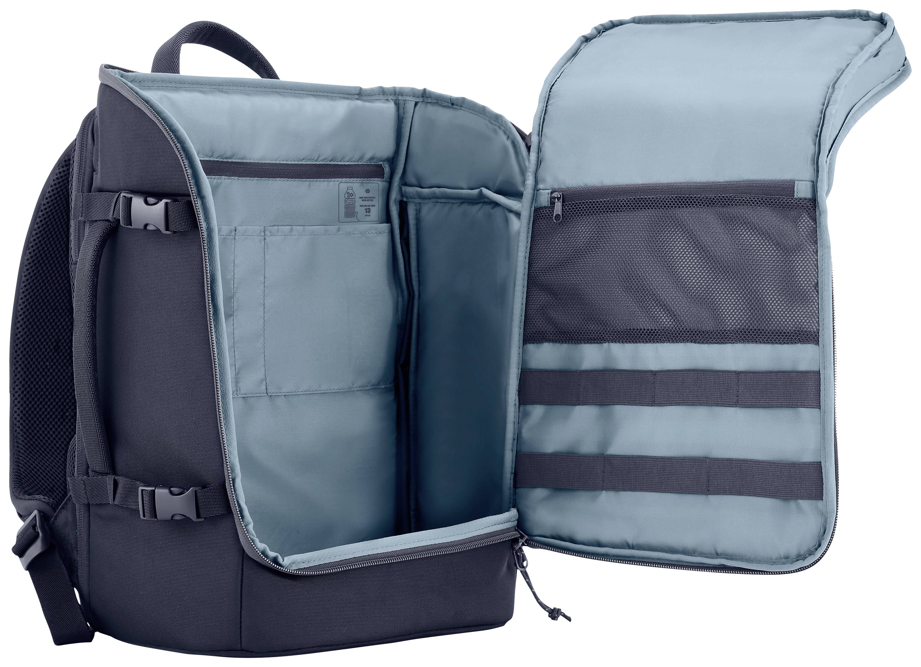 HP Notebook Rucksack Travel Passend für maximal: 39,6 cm (15,6") Blau, Grau-7