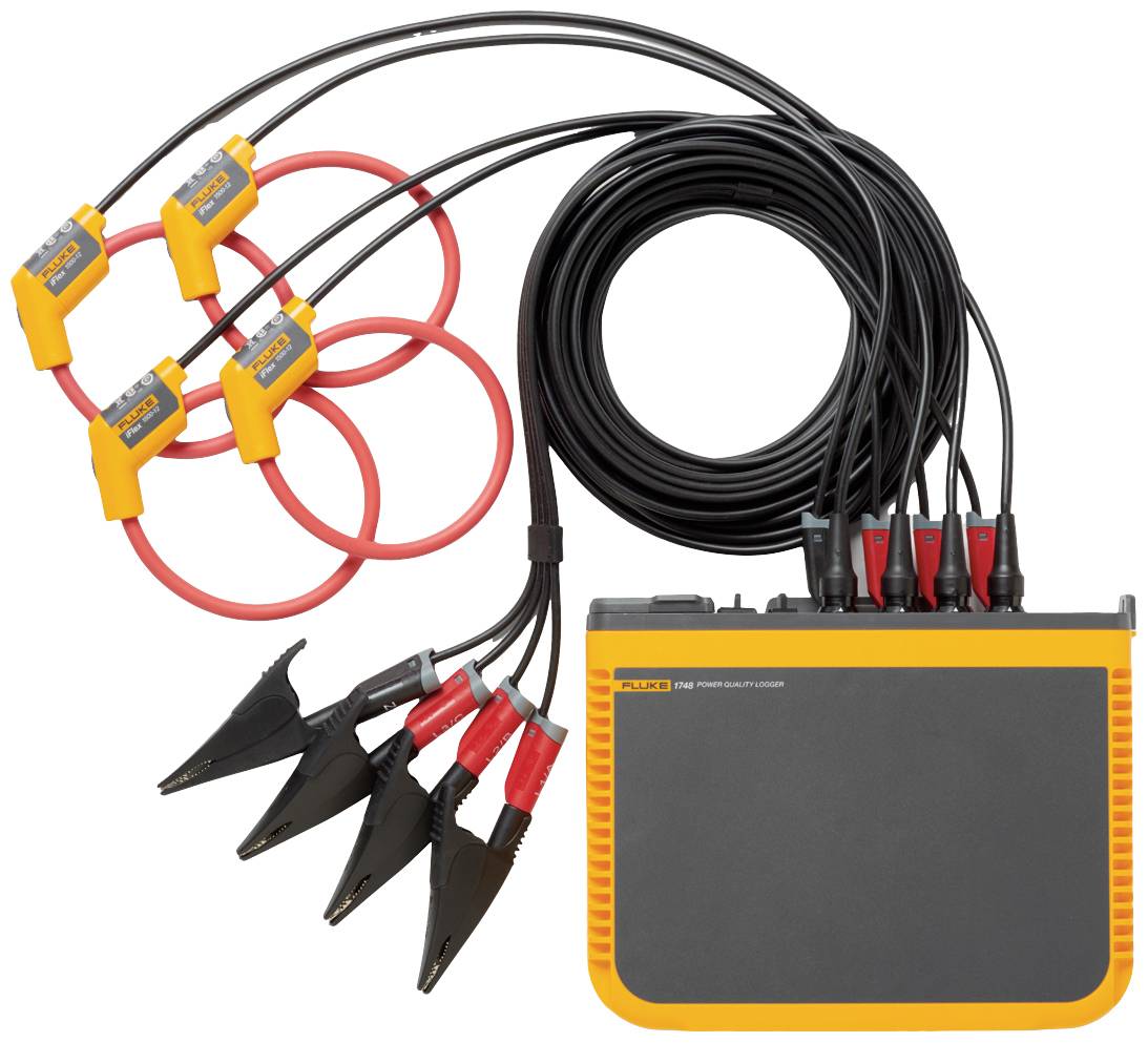 Fluke 1748/15/EUS Netz-Analysegerät inkl. Stromzangen