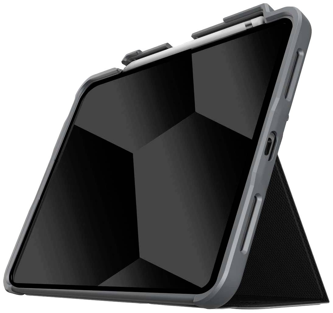 STM GOODS Dux Plus BookCase Passend für Apple-Modell: iPad 10.9 (10. Generation) Schwarz, Trans