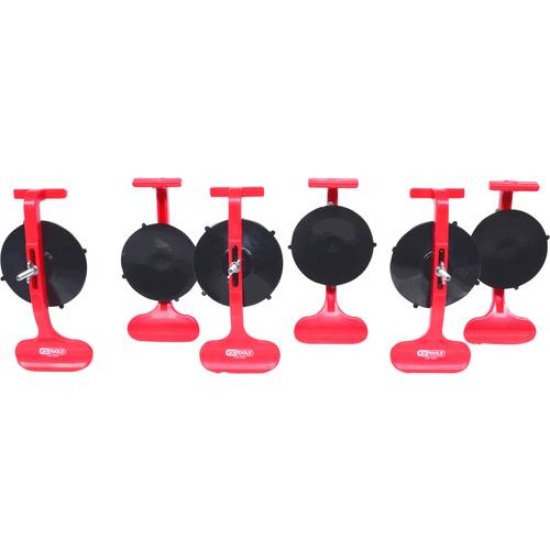 Zierleisten-Montagesauger-Satz, 6-tlg, Ø 85mm KS Tools 140.1020