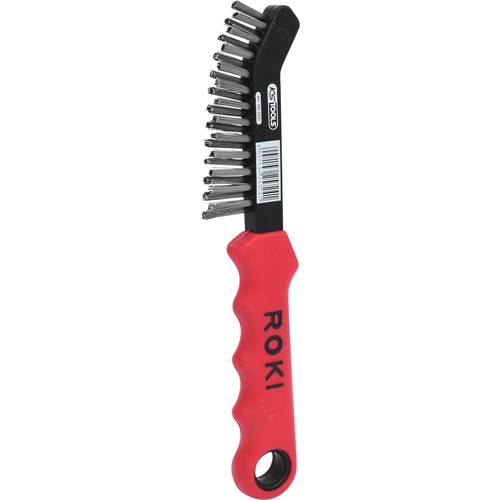 Thumbnail - KS Tools 201.2321 Stahldraht-Bremssattel-Drahtbürste 2-reihig, spitz