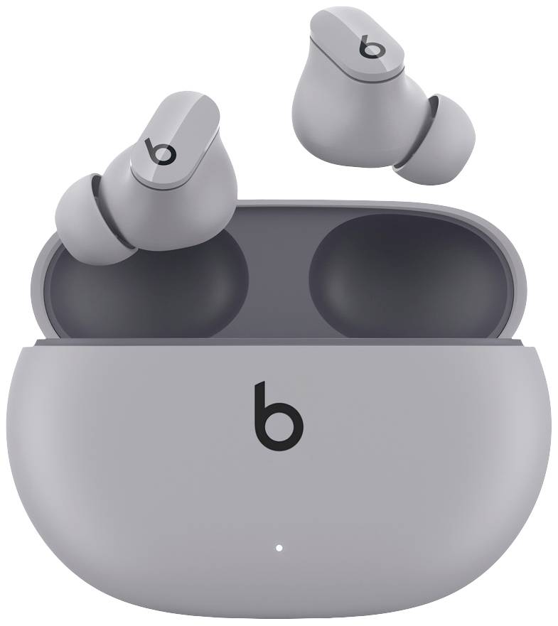 BEATS Studio Buds In Ear Kopfhörer Bluetooth® Stereo Mondgrau Noise Cancelling, Mikrofon-Rausch