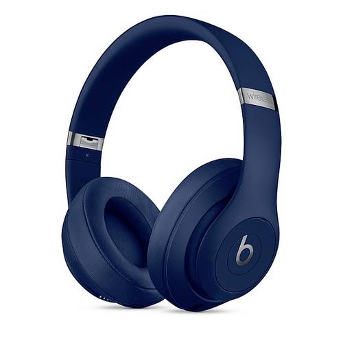 Beats Studio3 Over Ear Kopfhörer Bluetooth®, kabelgebunden Stereo Blau Noise Cancelling Faltbar, Lautstärkeregelung