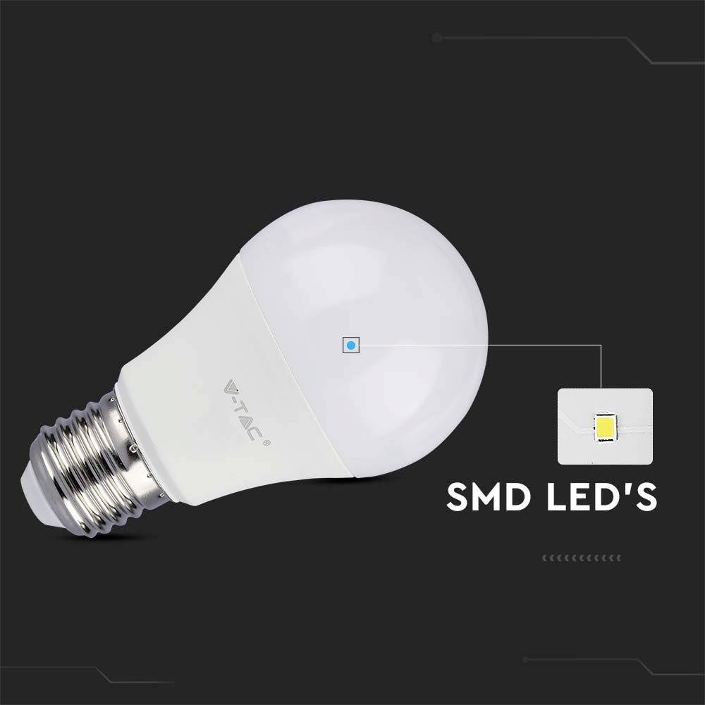 V-TAC 21177 LED EEK F (A - G) E27 Glühlampenform 11 W = 75 W Warmweiß (Ø x H) 60 mm x 110 mm 1 St.-8
