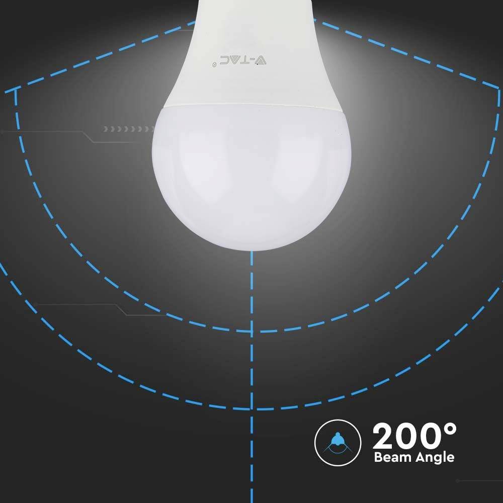 V-TAC 21177 LED EEK F (A - G) E27 Glühlampenform 11 W = 75 W Warmweiß (Ø x H) 60 mm x 110 mm 1 St.-10