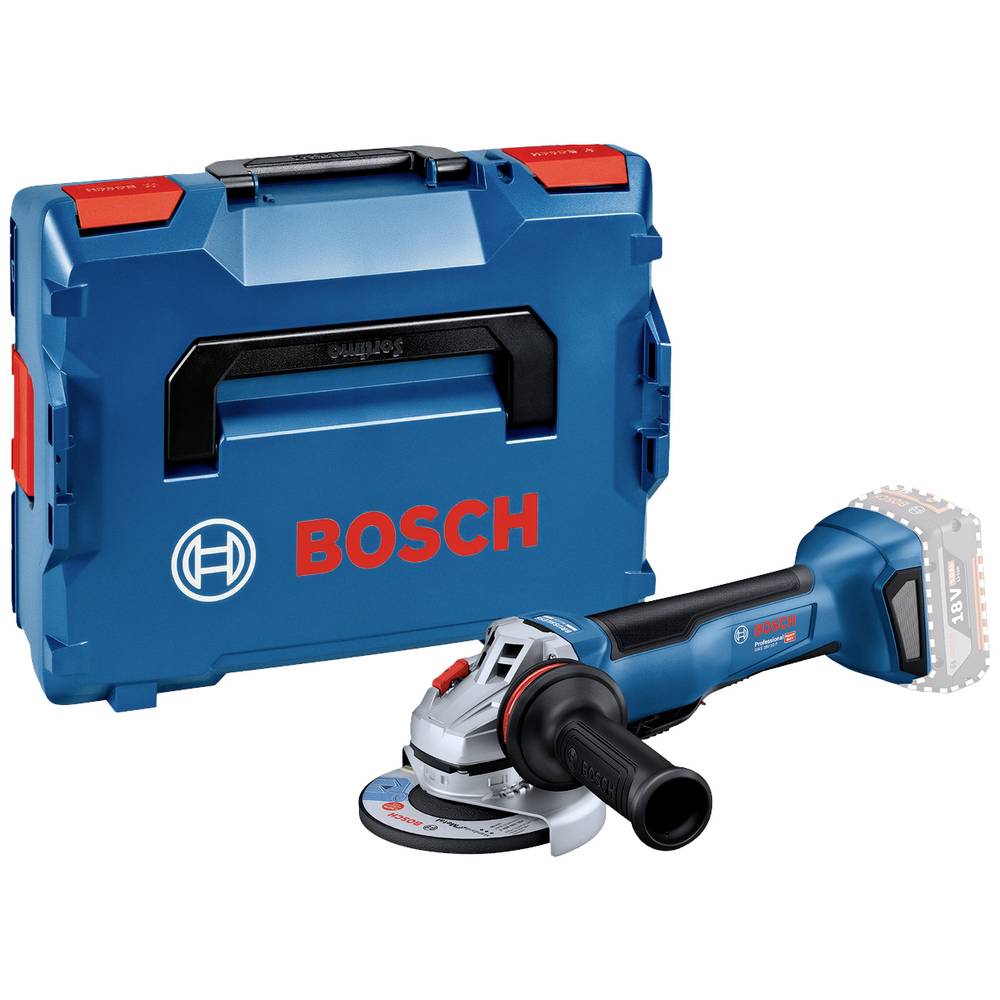Bosch Professional GWS 18V-10 P solo 06019J4102 Haakse accuslijper 125 mm Incl. koffer, Zonder accu,