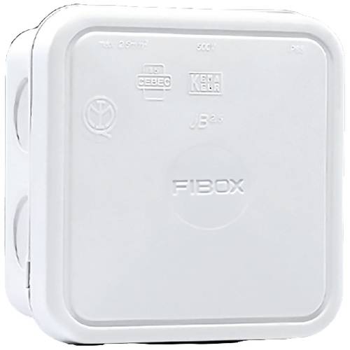 Thumbnail - Fibox 8600671 Abzweigkasten (L x B x H) 90 x 90 x 49 mm Weiß IP65 1 St.