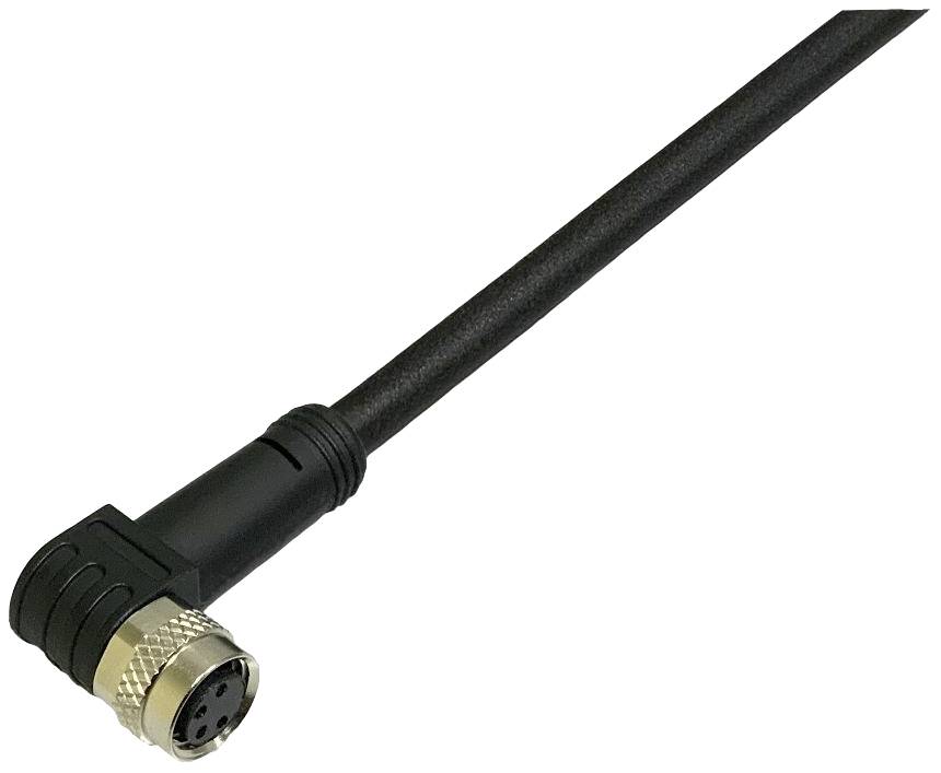 BKL Electronic 2700013 Sensor-/Aktor-Anschlussleitung M8 Kupplung, gewinkelt 5 m Polzahl: 4 1 S