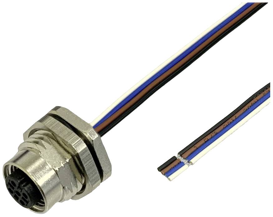 BKL Electronic 2703009 Sensor/Aktor Einbaubuchse M12 5 m Polzahl: 3 1 St.