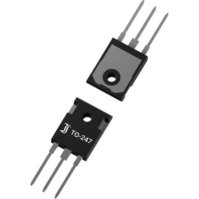 Ein Paar TO-247-Gehäuse: elektronische Bauteile mit drei Anschlussstiften, üblicherweise in Leistungselektronik verwendet.
