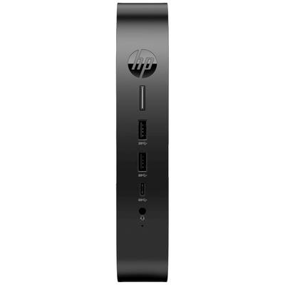 Schwarze HP-Dockingstation mit mehreren USB-Anschlüssen und SD-Kartensteckplatz in der Mitte der Vorderseite.