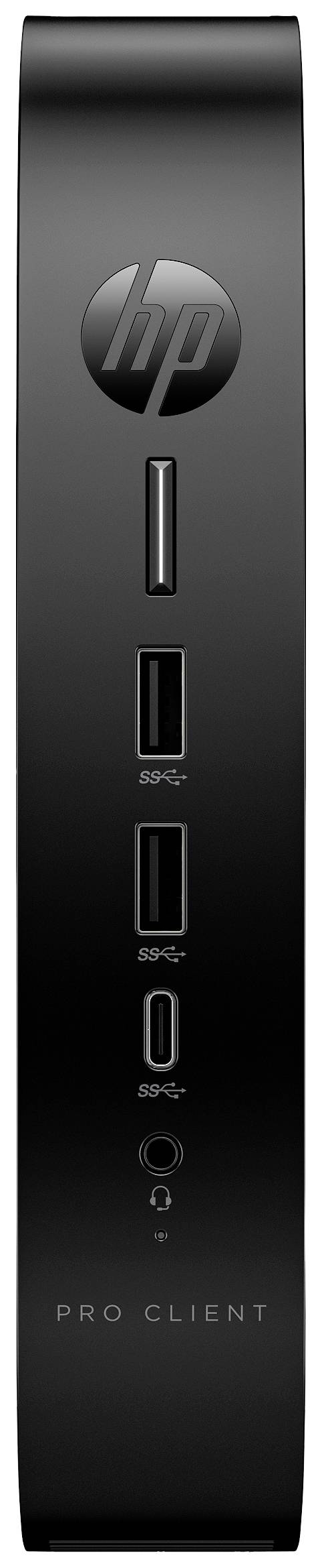Ein schwarzes, vertikales elektronisches Gerät mit mehreren Anschlüssen und dem Logo einer bekannten Firma auf der Vorderseite.