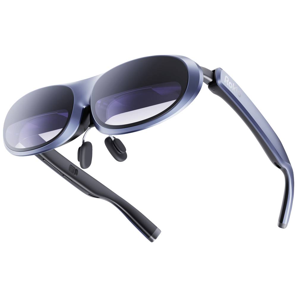 ROKID MAX AR Augmented Reality bril Blauw-grijs Met headset