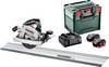 Metabo Set KS 18 LTX 66 BL Akku-Handkreissäge-Set Schnitttiefe max. (90°) 66 mm inkl. 2. Akku, inkl. Ladegerät, inkl. Führungsschiene, inkl. Koffer 18 V