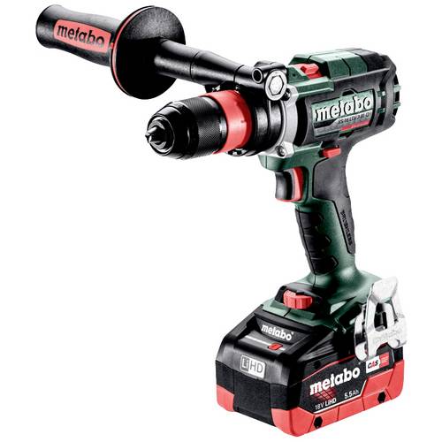 Metabo 603184660 Akku-Bohrschrauber 18 V 5.5 Ah LiHD bürstenlos, inkl. 2. Akku, inkl. Koffer, inkl. Ladegerät