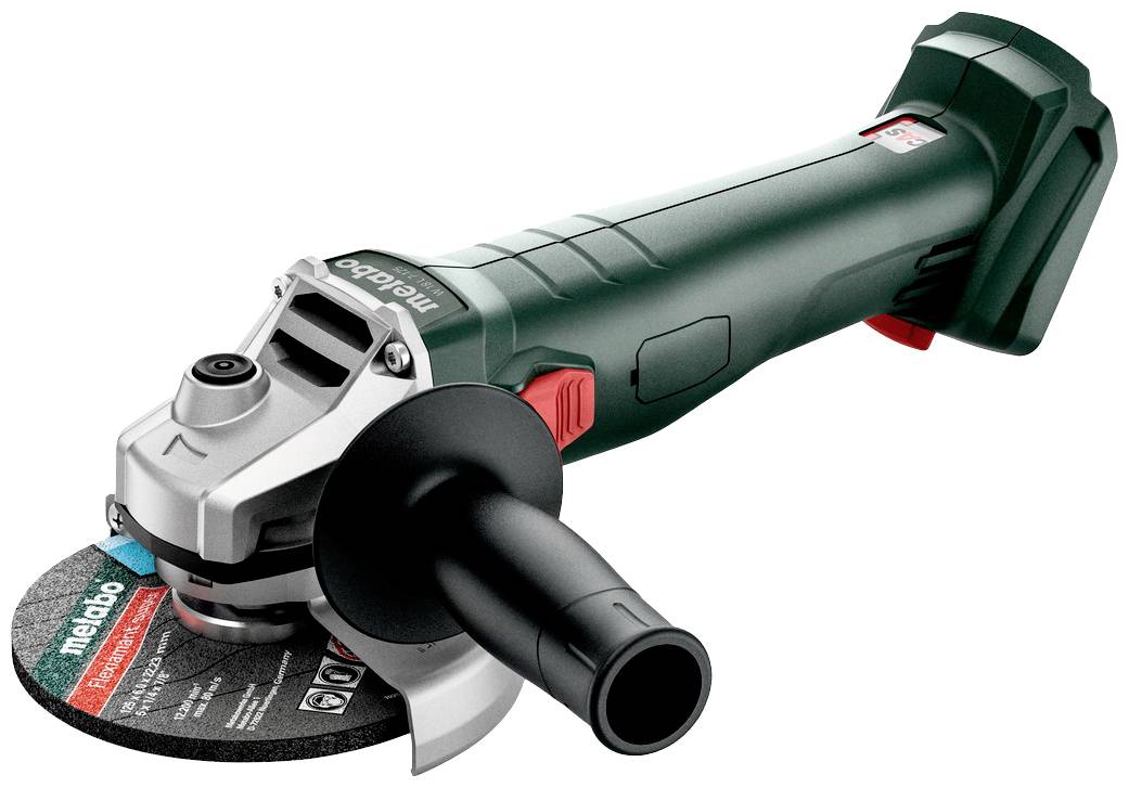 Metabo W 18 7-125 602371840 Vinkelslip batteridriven 125 mm borstfri, inkl. väska, exkl. batteri/laddare, Utan laddare 18 V
