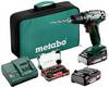 METABO BS 18 Set Cordless Drill Driver