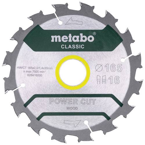 Metabo 628416000 Kreissägeblatt 165 x 30 mm Zähneanzahl: 48 1 St.