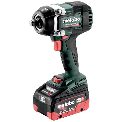 Metabo SSW 18 LTX 800 BL 602403660 Akku-Schlagschrauber 800 Nm 18 V Anzahl mitgelieferte Akkus 2 5.5 Ah LiHD inkl. 2. A...