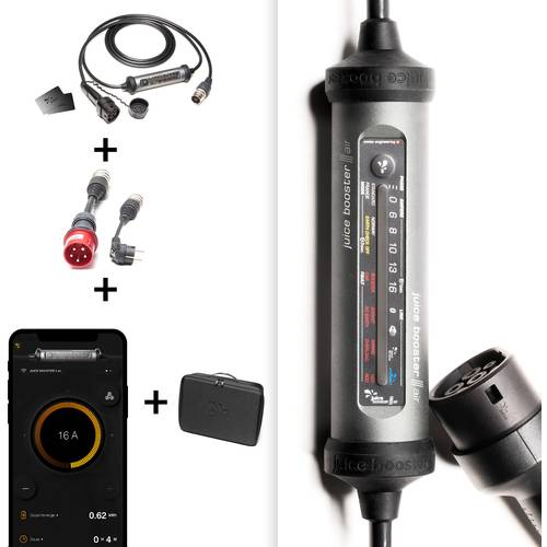 Thumbnail - juice technology JUICE BOOSTER 3 air Mobile Ladestation Typ 2 Mode 2 16 A 11 kW RFID, App