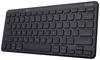 Trust Lyra Compact Bluetooth®, Funk Tastatur Deutsch, QWERTZ Schwarz Wiederaufladbar, Geräuscharme Tasten, Spritzwassergeschützt, Multimediatasten
