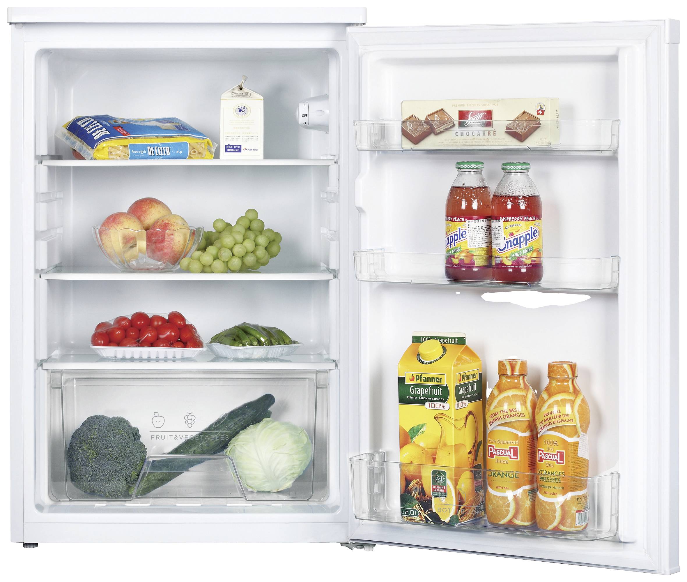 Silva Homeline KS 1516 Kühlschrank EEK: E (A - G) 131 l Standfähig Weiß-0