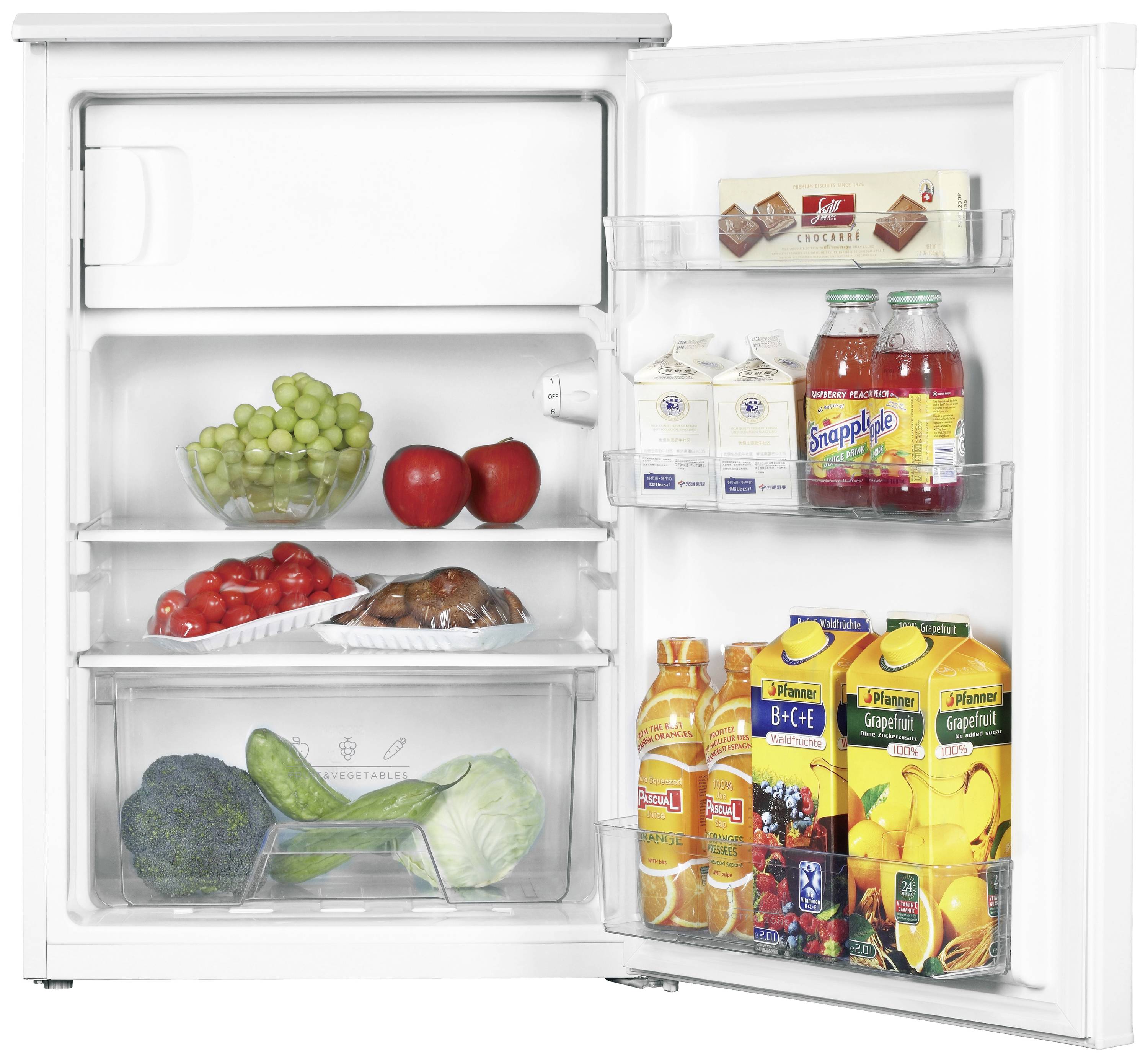 Silva Homeline KS 1526 Kühlschrank EEK: E (A - G) 131 l Standfähig Weiß-2