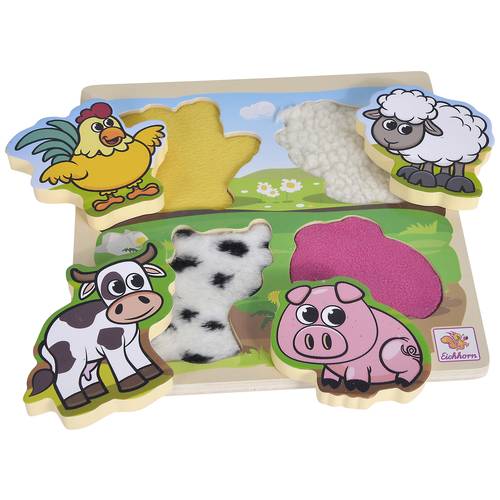 Thumbnail - Eichhorn Fühl-Puzzle mit Stoff, 5-tlg. 100003687