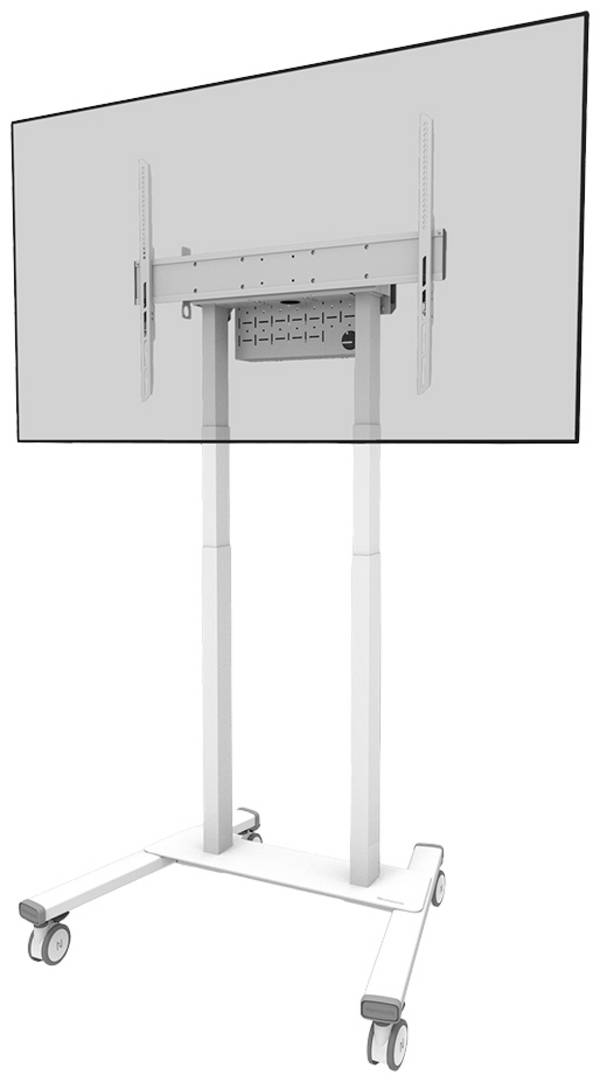 Neomounts FL55-875WH1 TV-Rollwagen Mit Fernbedienung 139,7 cm (55") - 254,0 cm (100") Weiß