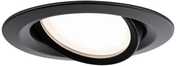 Paulmann 92459 Nova Plus Coin LED-Einbauleuchte   LED  6 W Schwarz (matt)