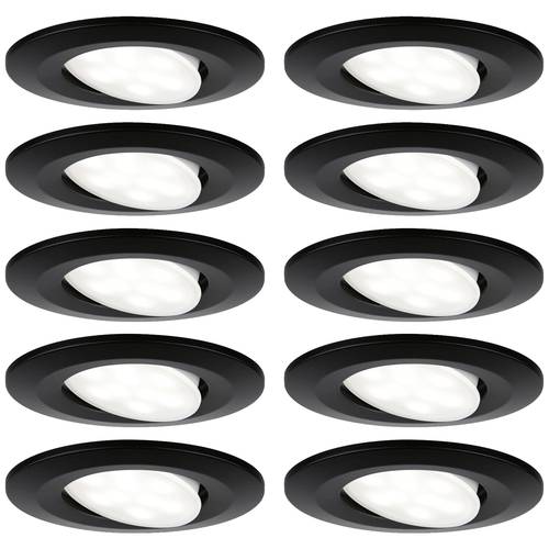 Thumbnail - Paulmann 92462 LED-Einbauleuchte 10er Set LED 60 W Schwarz (matt)