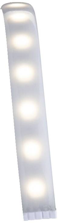 Ein vertikaler Lichtbalken mit fünf hellen Leuchtpunkten.