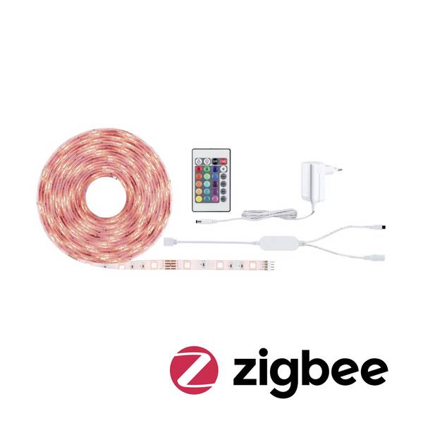 Paulmann  70534 LED-Streifen-Komplettset  mit Stecker 230 V 5 m RGB  1 Set