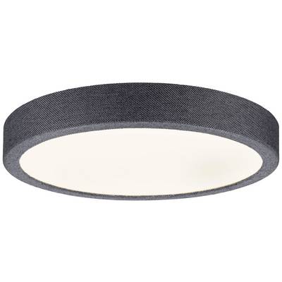 Runde, moderne Deckenleuchte mit schwarzem Rand und weißem Lichtzentrum. Ideal für stilvolle Innenraumbeleuchtung.